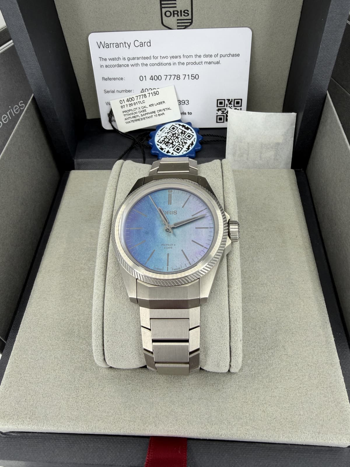 8/2025 Oris ProPilot X Laser Calibre 400 39mm