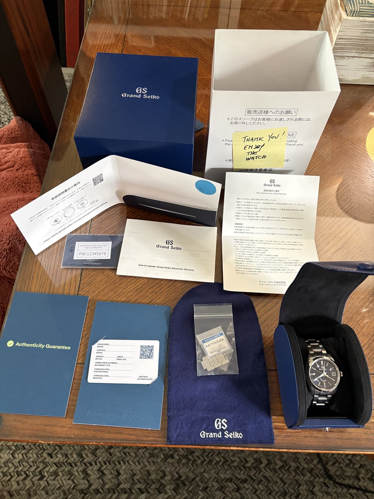 FS: Grand Seiko Heritage GMT SBGE281 Full Box/Papers