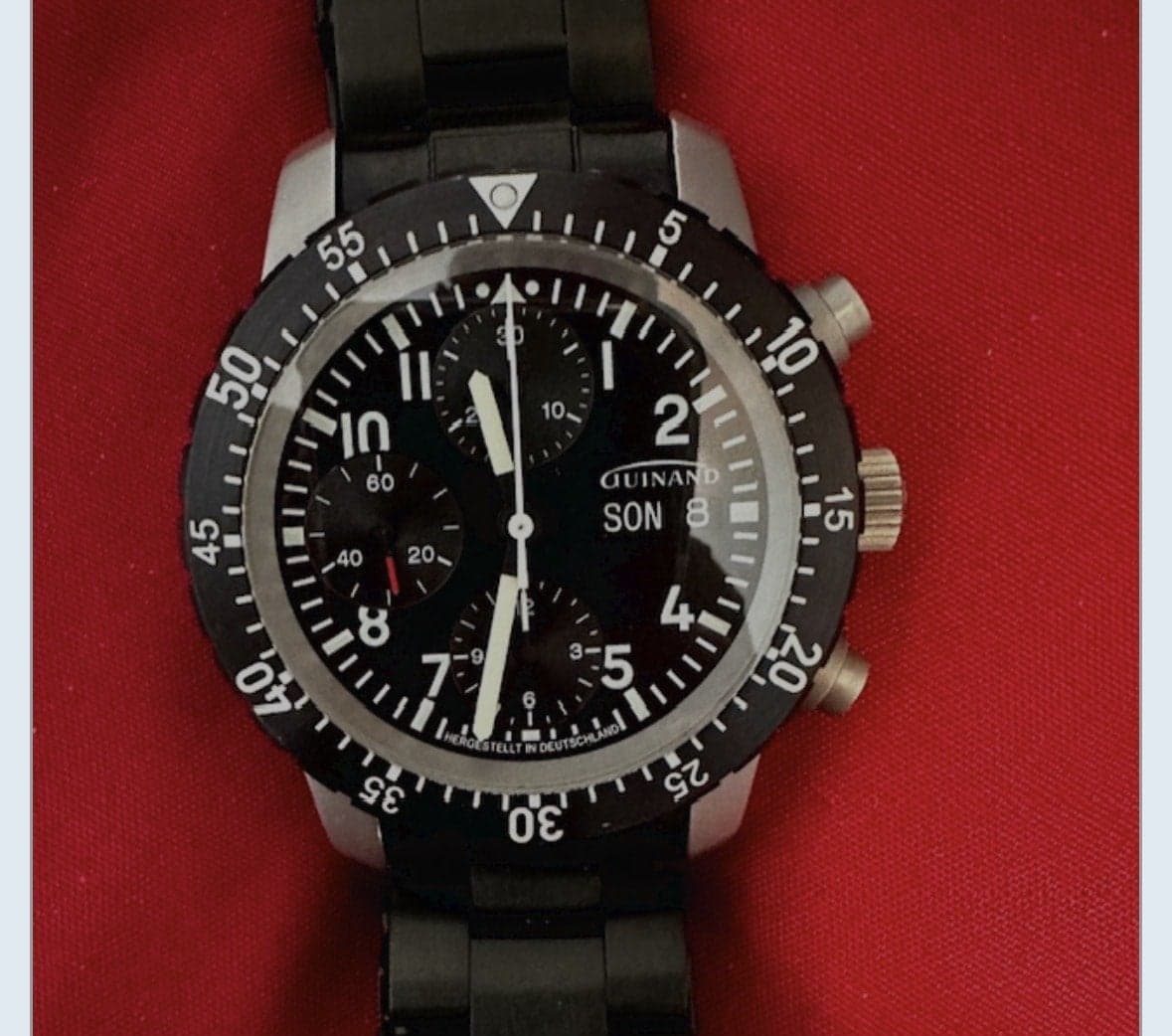 FS: Guinand Ref 40 - Pilot/Diver Chrono - 200M - Auto Movt