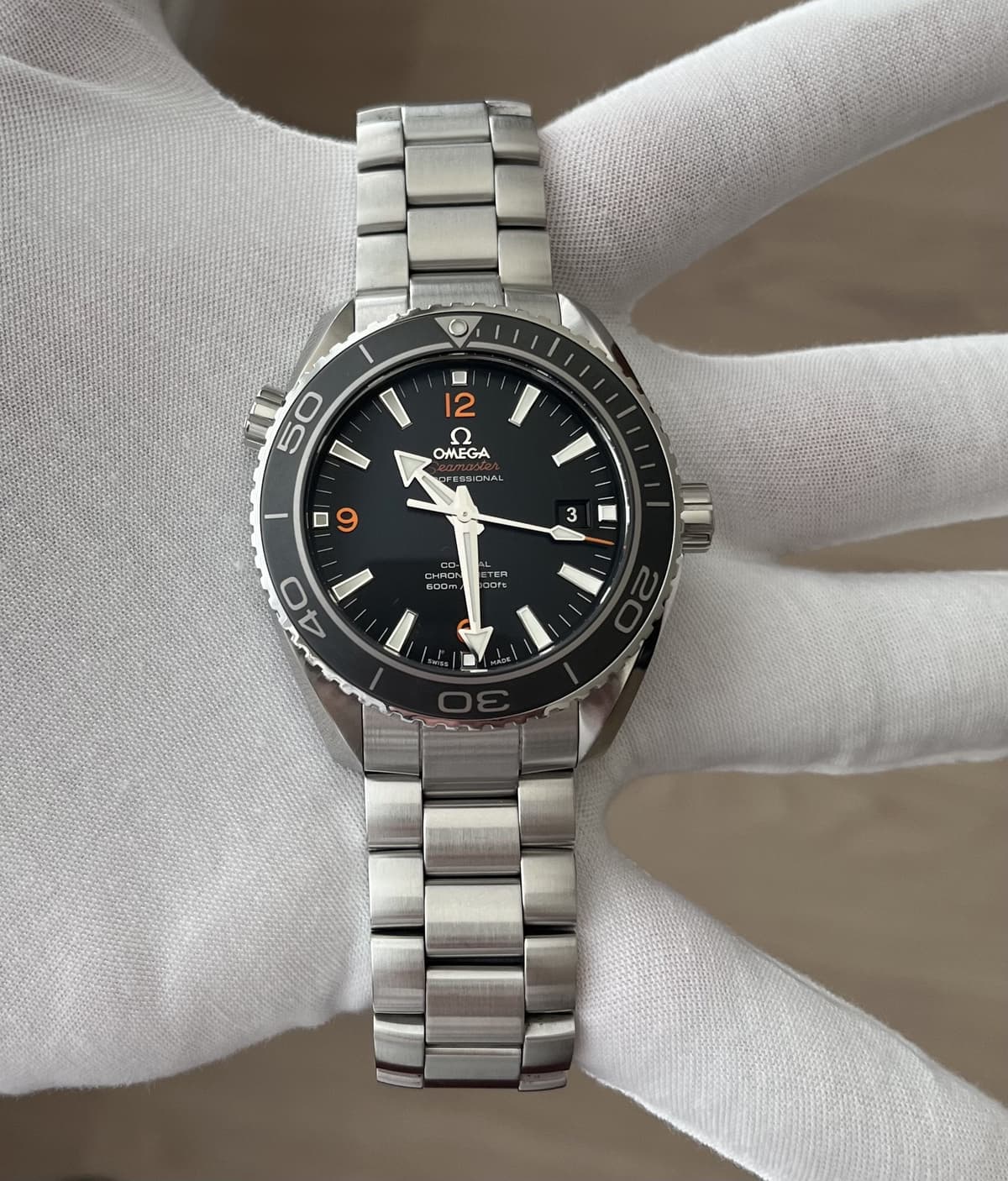 Omega Seamaster Planet Ocean 8500 45.5mm 232.30.46.21.01.003 under warranty