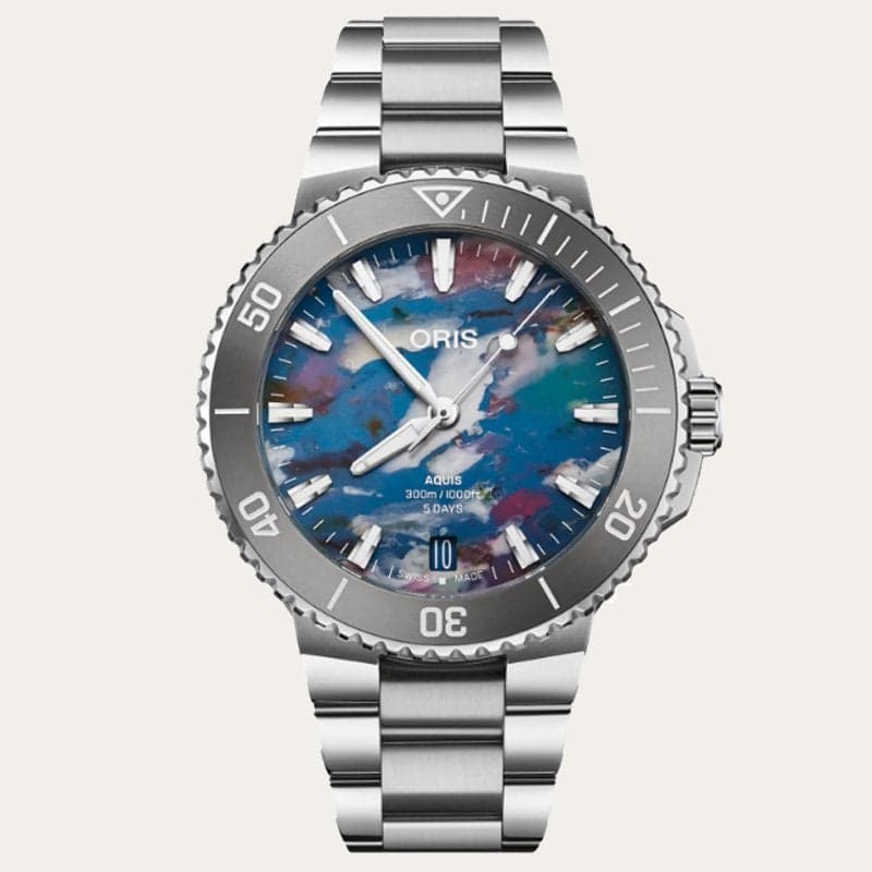 FS: ORIS Aquis Date Upcycle 43.5mm [01 400 7790 4150-07 8 23 02PEB] - Authentic and Brand New.
