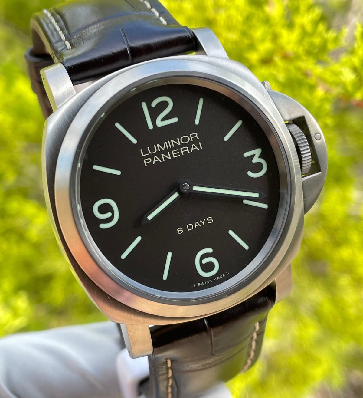 Panerai Luminor Base Titanio PAM00562 Titanium 8 Days Marina PAM 562 Brown