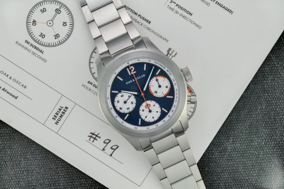 FS: Oak & Oscar The Atwood Flyback Chronograph