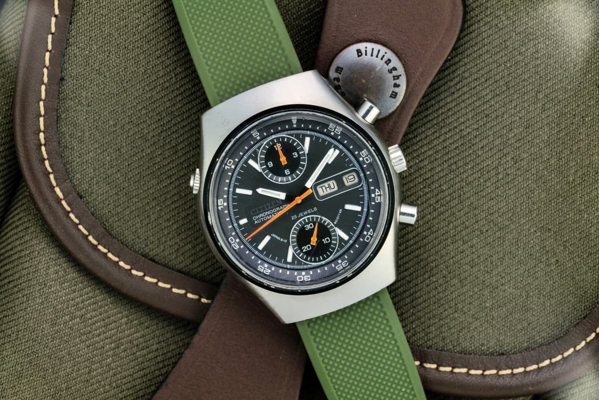 FS: Vintage Citizen Automatic Flyback Chronograph "Spider" Day Date Ref 97-6119