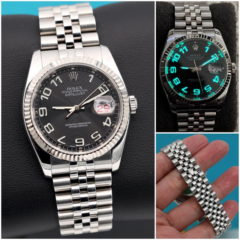Rolex Datejust. Concentric Dial. Roulette Date. Super Jubilee bracelet. 🔥