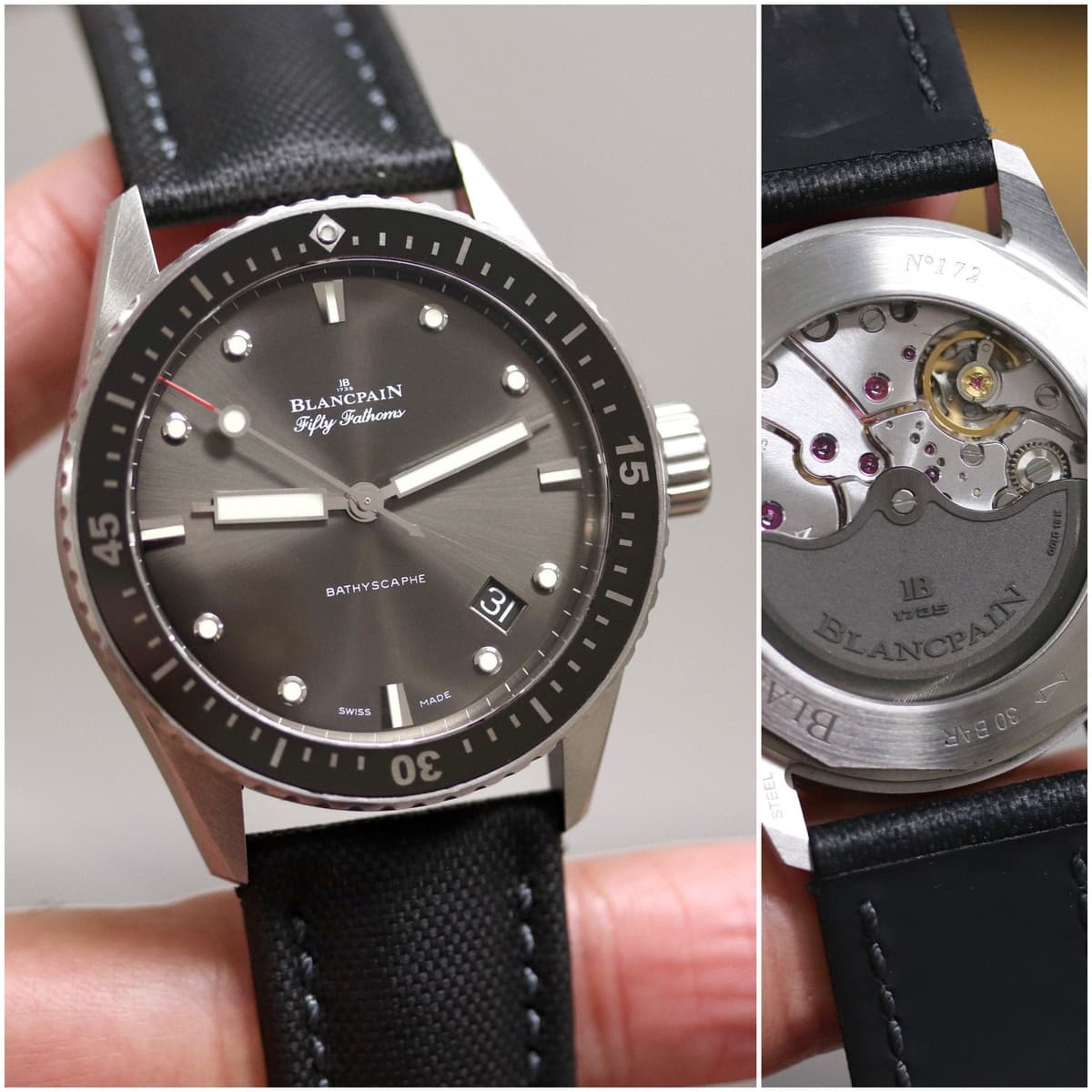 Blancpain Fifty Fathoms Bathyscaphe 5000-1110-B52A