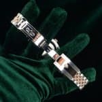 FSOT: Rolex Datejust Black Dial Diamond Markers Rose Gold Fluted Bezel Two Tone Jubilee 18K Rose Gold Steel 36mm MINT CONDITION FULLSET 126231