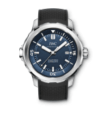 IWC Aquatimer Automatic Stainless Steel / Blue / Rubber / Expedition Jacques-Yves Cousteau