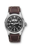 IWC Pilot's Watch UTC Stainless Steel / Black / Strap