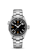 Omega Seamaster Planet Ocean 600M Co-Axial 37.5 Stainless Steel / Orange Numerals / Bracelet