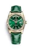 Rolex Day-Date 36 Yellow Gold / Strap / Green