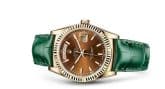 Rolex Day-Date 36 Yellow Gold / Strap / Cognac