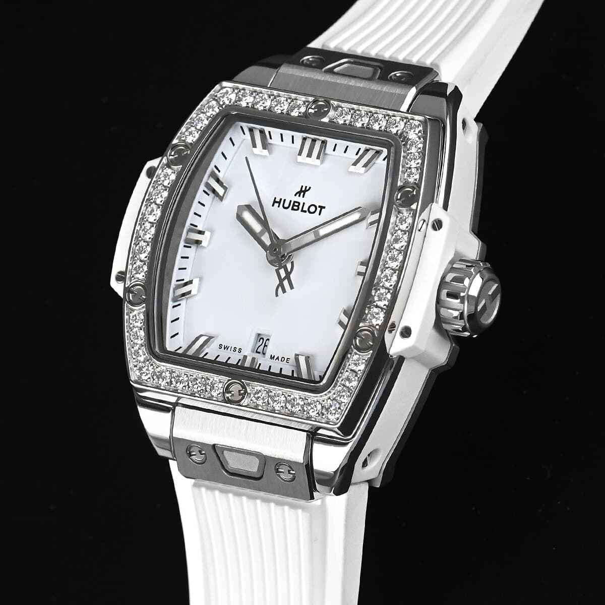 HUBLOT Spirit of Big Bang Steel White Diamond 682.SE.2010.RW.1204 SW15670