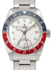 AUTH TUDOR BLACK BAY GMT WATCH 79830RB-0010 AUTOMATIC STAINLESS STEEL MEN'S F/S