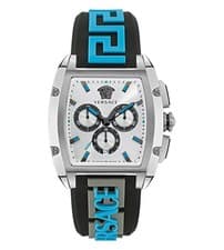 Versace Dominus Chronograph Quartz Silver Dial Men Watch VE6H00123