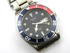 Mens Seiko Quartz Pepsi Professional Divers Watch 7N43-6121 - 150m