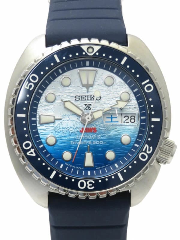 SEIKO Prospex Jaws 50th Anniversary Automatic Watch SBDY137 44mm Blue Dial
