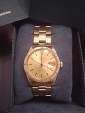 rolex mens watch date 1501 turn engine bezel