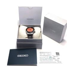 Seiko 5 Sports SBSA231 4R36-14B0 Automatic Orange Dial Day Date Mens Watch Japan