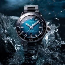 Tissot Seastar 2000 Powermatic 80 Automatic Watch Diver 46mm Green Dial