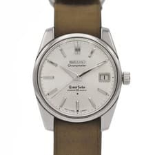 Grand Seiko 43999 37mm Stainless Steel White Dial Hand-Wind Calendar #KN554