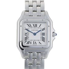 Cartier Panthere Medium WSPN0007 White Roman 27mm Ladies Watch + Box & Papers