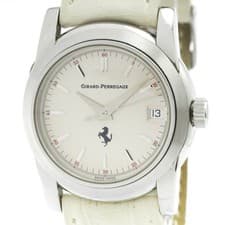 GIRARD PERREGAUX Ferrari Stainless Steel Automatic Mens Watch 8025... BF590383