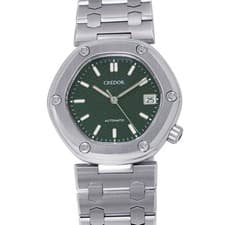 SEIKO CREDOR Locomotive 38.8mm TI Green Dial GCCR997