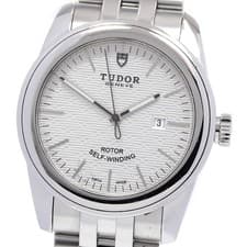 TUDOR Glamor date 53000 Silver Dial Automatic Boy's Watch_845973