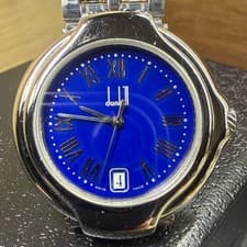 Dunhill Millennium 8001 Date Watch Blue Dial