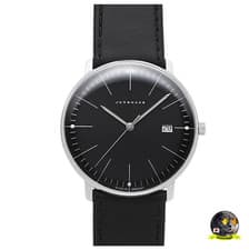 JUNGHANS Max Bill Quartz 041/4465.02 Stainless 38mm Stainless Men's Watch NEW