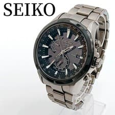 SEIKO ASTRON 7X52 0AA0 Seiko Astron Titanium Band GPS Seiko Radio Solar Black Di