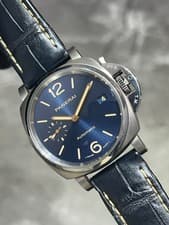 PANERAI Luminor Due PAM00926 38mm Blue Dial Titanium Auto 2019