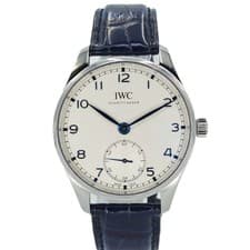 IWC Portugieser Automatic 40mm Stainless Steel Silver Dial Automatic Box #KN266