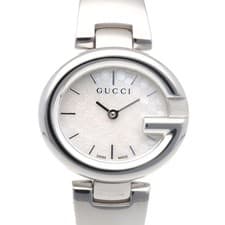 Gucci Women's Quartz Watch 134.5 Stainless Steel Lapis Blue Used