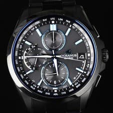 Casio Oceanus OCW-T2600B-1AJF Black Titanium Solar Radio Men's Watch Full Set