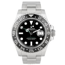 Rolex GMT-Master II Stainless Steel Black Dial 40mm 116710LN Full Set