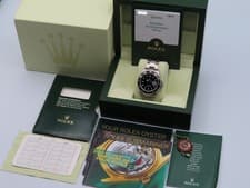 2007 Rolex Submariner Date 16610 Unpolished Men's 40mm Wristwatch Box Papers