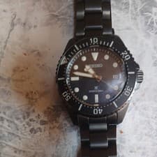 Seiko Prospex Diver Watch Automatic 200m Black Dial Mens Wristwatch