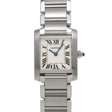 CARTIER Tank Francaise SM W51008Q3 Silver WATCH 722779