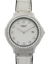 HUBLOT Classic Tradition Diamond 1405.1 31mm Silver Dial Stainless Box #T241