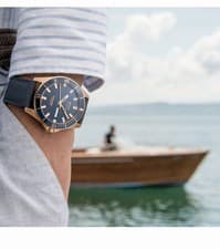 Mido Men's Swiss Automatic Ocean Star Tribute Blue Fabric Strap Watch 41mm