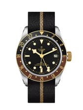 Tudor Black Bay GMT S&G Yellow Gold Two-Tone Black Dial Watch M79833MN-0004