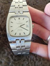 Rare Vintage Men's Omega Constellation Automatic Chronometer SS WristWatch
