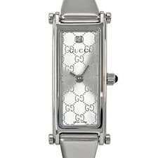 Gucci 1500 Series Bangle Watch YA015563 Quartz Stainless Steel Used