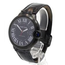 CARTIER BALLON BLEU WSBB0015 42MM SS Black Dial Automatic Date #C216