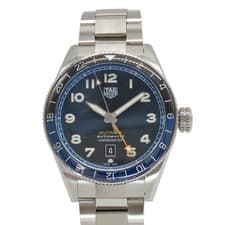 TAG HEUER WATCH WBE511A.BA0650 AUTAVIA 60TH ANNIVERSARY GMT AUTOMATIC BLUE MEN'S