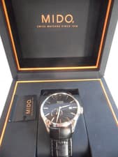LN S/S Men's Mido 25 Jewel Swiss Automatic Watch M024.428A Box & Hang Tag
