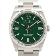 Rolex Oyster Perpetual 36 126000 SS SS AT Green-Face