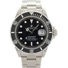 Rolex Submariner Date 16610 40mm Stainless Steel Automatic Black Dial #KN126